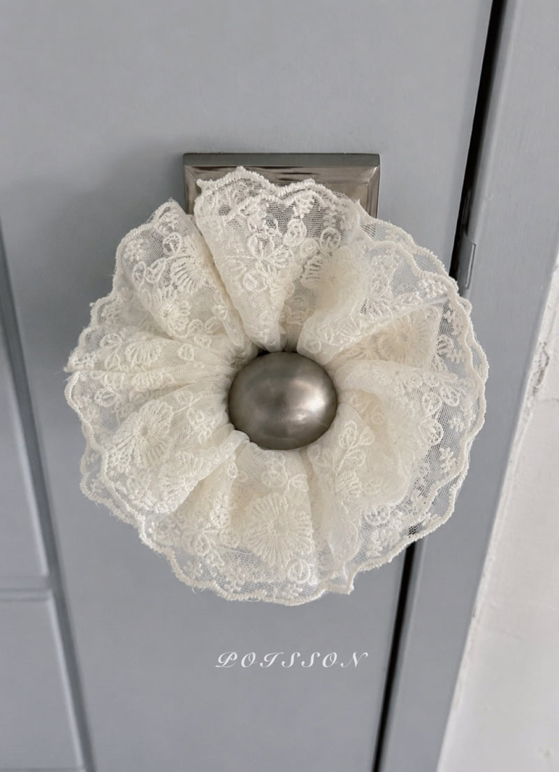 Poisson - Korean Children Fashion - #prettylittlegirls - Bloom Lace Scrunchie - 3
