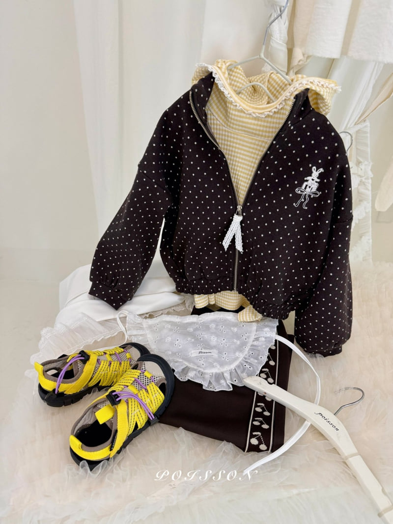 Poisson - Korean Children Fashion - #stylishchildhood - Dot Zip-Up - 12