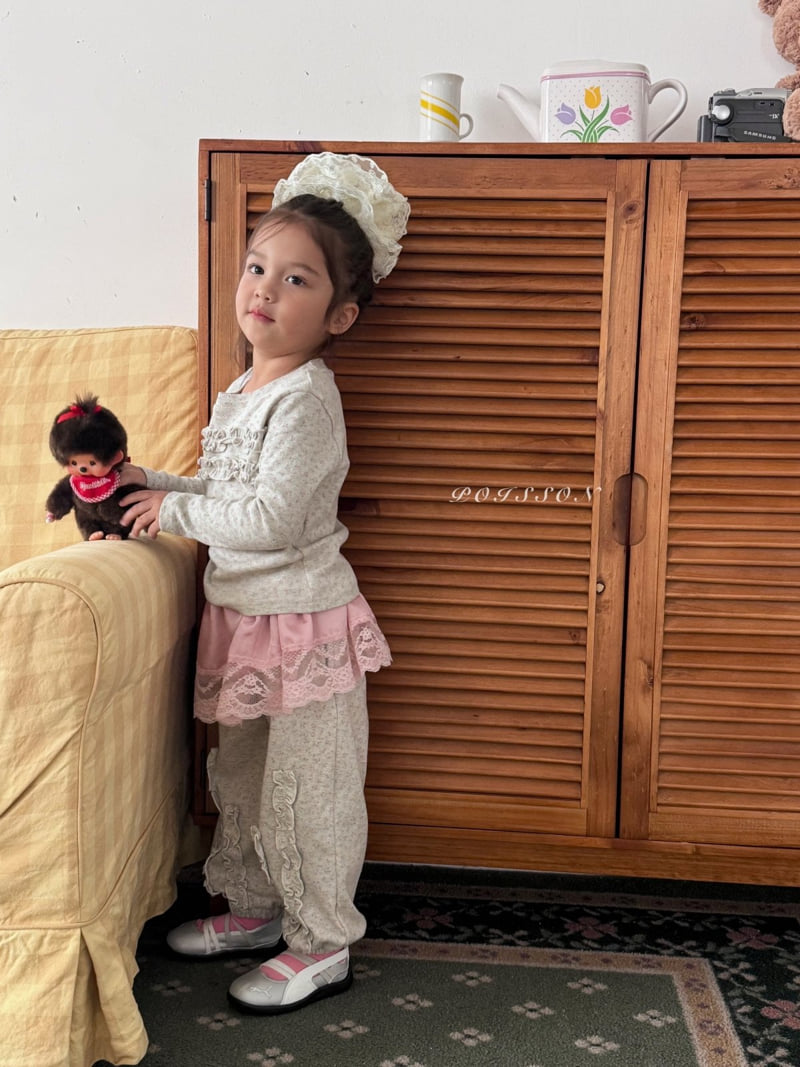 Poisson - Korean Children Fashion - #todddlerfashion - Frill Jogger Pants - 11