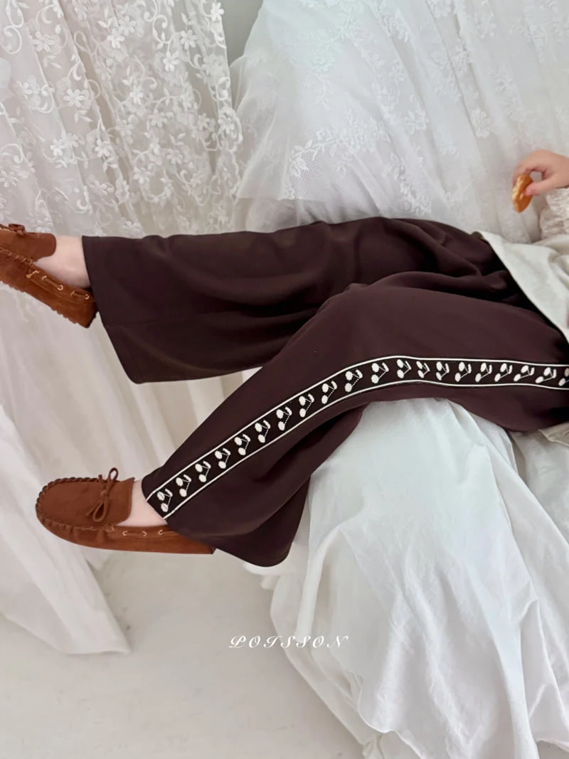 Poisson - Korean Children Fashion - #todddlerfashion - Cherry Pants - 7