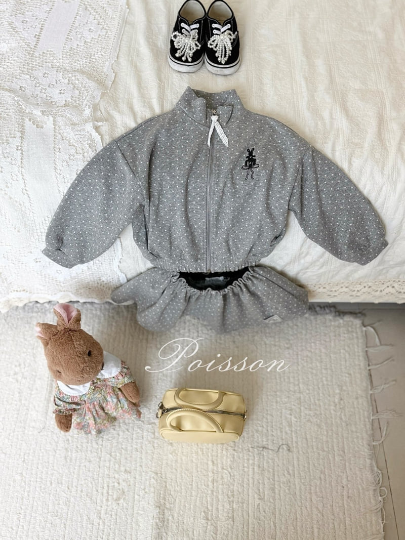 Poisson - Korean Children Fashion - #toddlerclothing - Dot Zip-Up - 11