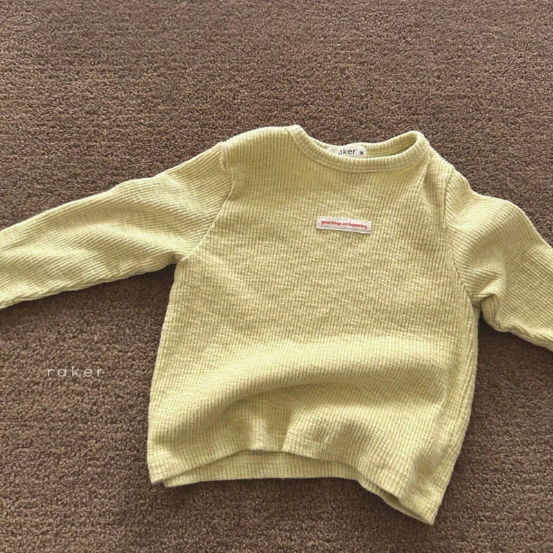 Raker - Korean Children Fashion - #childofig - Mongslub Ribbed Tee - 2