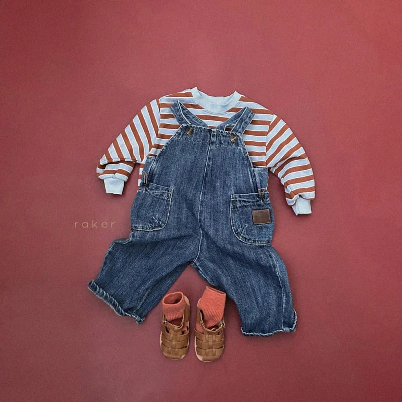 Raker - Korean Children Fashion - #childrensboutique - Crayon Striped Sweatshirt - 6