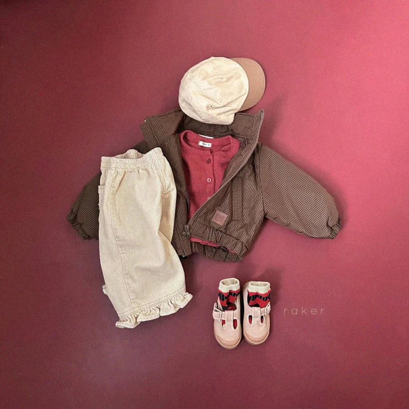 Raker - Korean Children Fashion - #designkidswear - Lovely Corduroy Frill Pants - 5