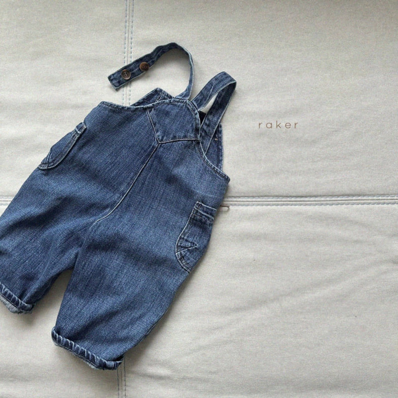 Raker - Korean Children Fashion - #designkidswear - Cargo String Overalls - 2