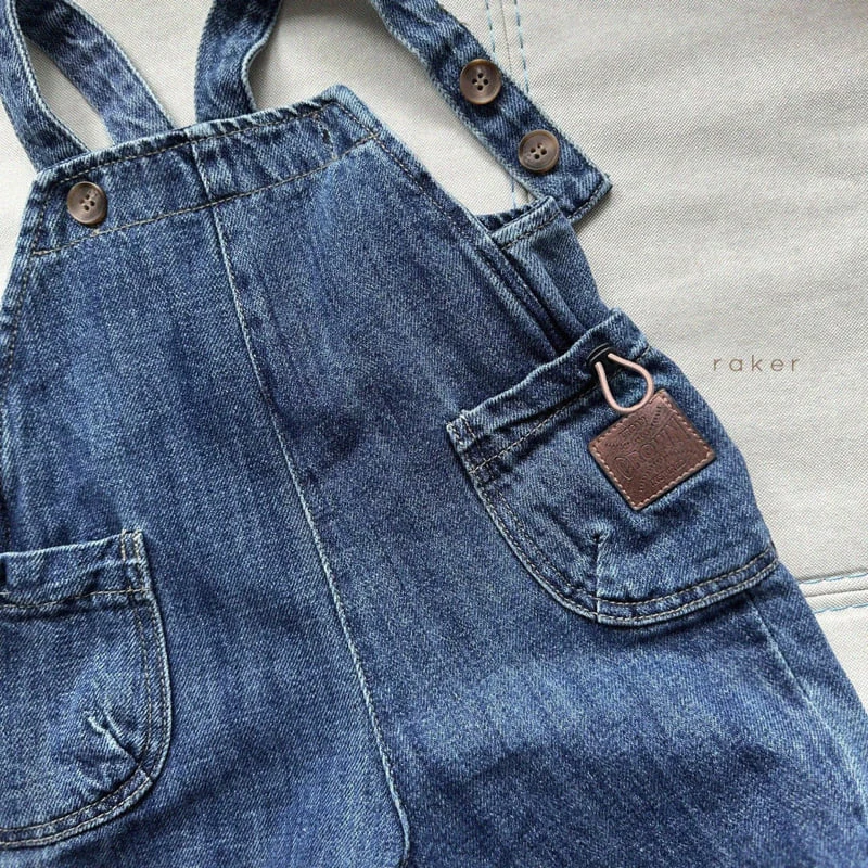 Raker - Korean Children Fashion - #discoveringself - Cargo String Overalls - 3
