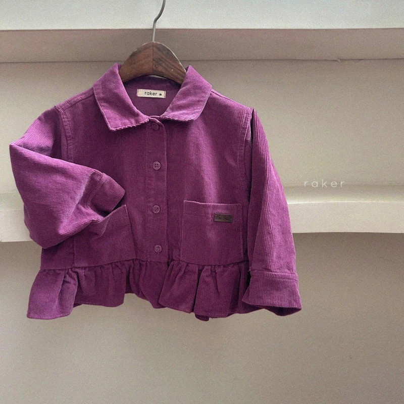 Raker - Korean Children Fashion - #kidsshorts - Frill Loose-Fit Shirt - 5