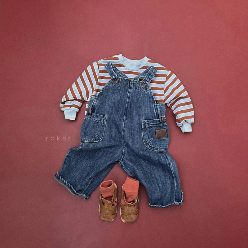 Raker - Korean Children Fashion - #kidsshorts - Cargo String Overalls - 5