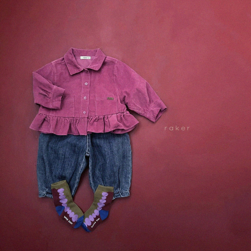 Raker - Korean Children Fashion - #kidsstore - Frill Loose-Fit Shirt - 6