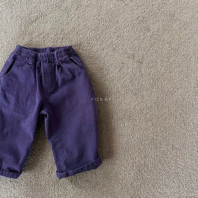 Raker - Korean Children Fashion - #kidsstore - Mini Mini Cotton Pants - 2