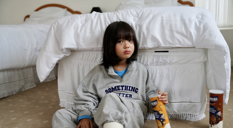 Ramijini - Korean Children Fashion - #discoveringself - Something Half Sweatshirt - 11