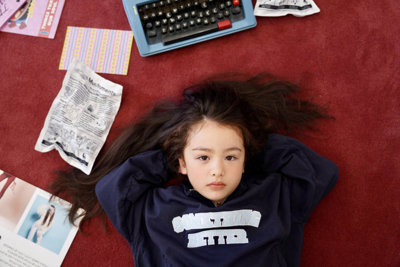Ramijini - Korean Children Fashion - #magicofchildhood - Something Half Sweatshirt - 2