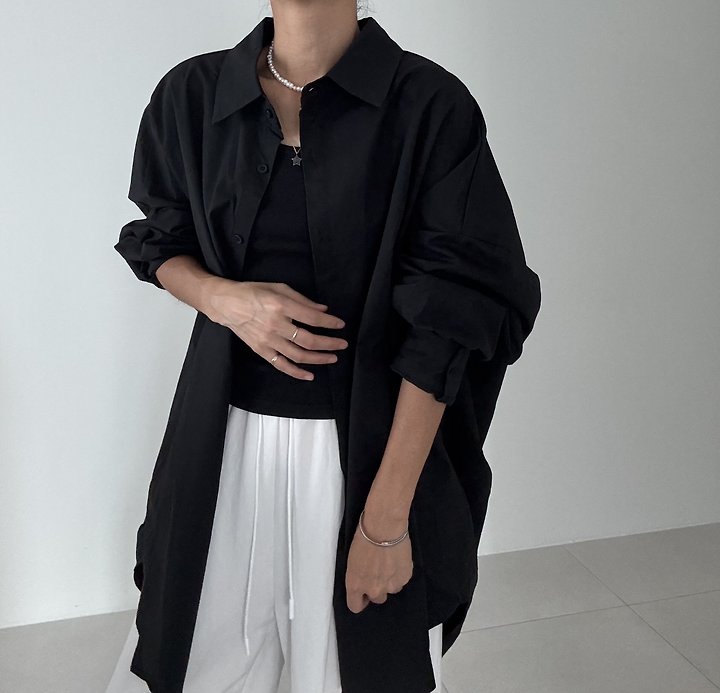 Ripple - Korean Women Fashion - #momslook - Clean Box Shirt - 6