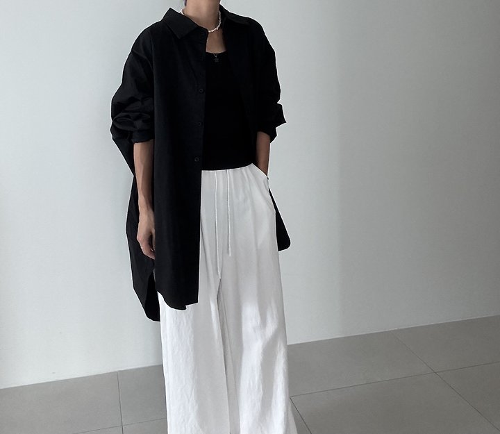Ripple - Korean Women Fashion - #momslook - Clean Box Shirt - 8