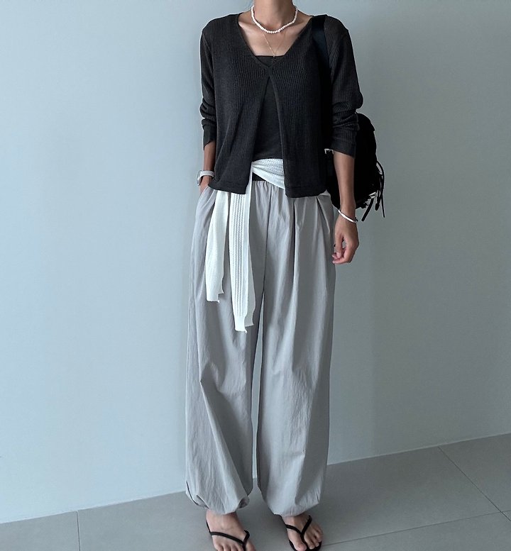Ripple - Korean Women Fashion - #womensfashion - Rookie Harem Pants - 4