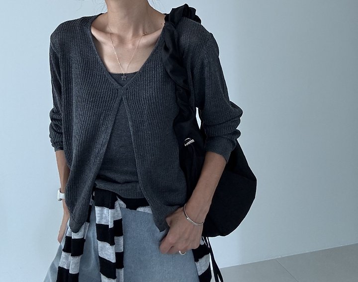 Ripple - Korean Women Fashion - #momslook - Adel Knit Set