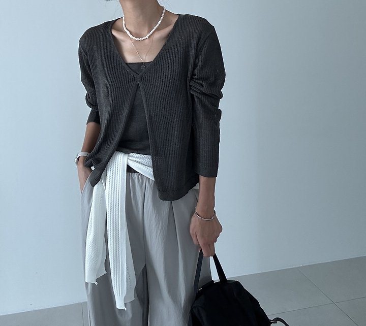 Ripple - Korean Women Fashion - #momslook - Adel Knit Set - 3