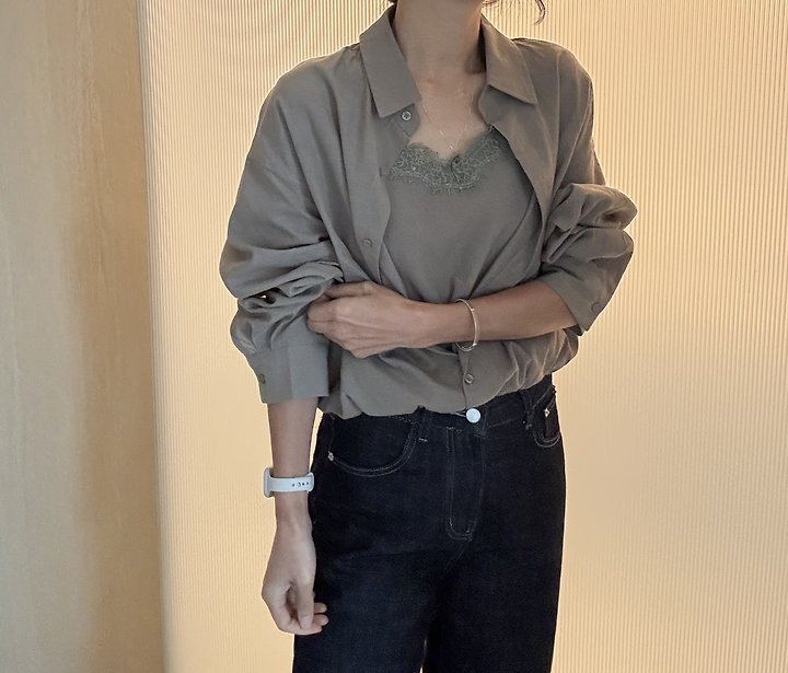 Ripple - Korean Women Fashion - #womensfashion - Evelyn Layered Shirt - 4