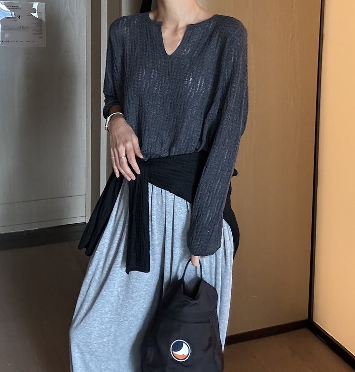 Ripple - Korean Women Fashion - #momslook - Relax Knit