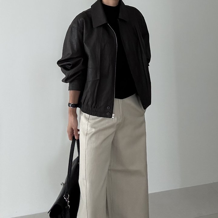 Ripple - Korean Women Fashion - #restrostyle - Cielo Leather Jacket - 8