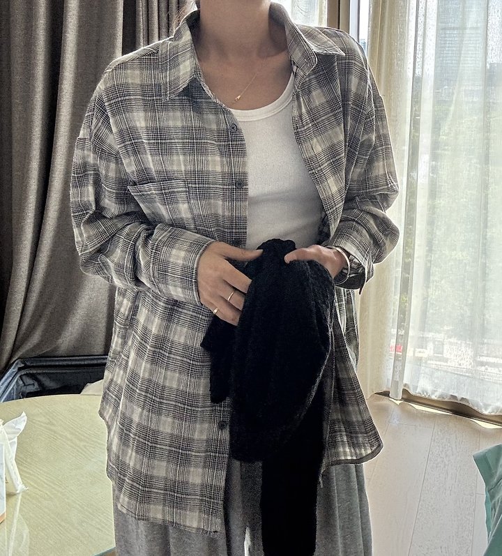 Ripple - Korean Women Fashion - #restrostyle - Local Check Shirt - 7
