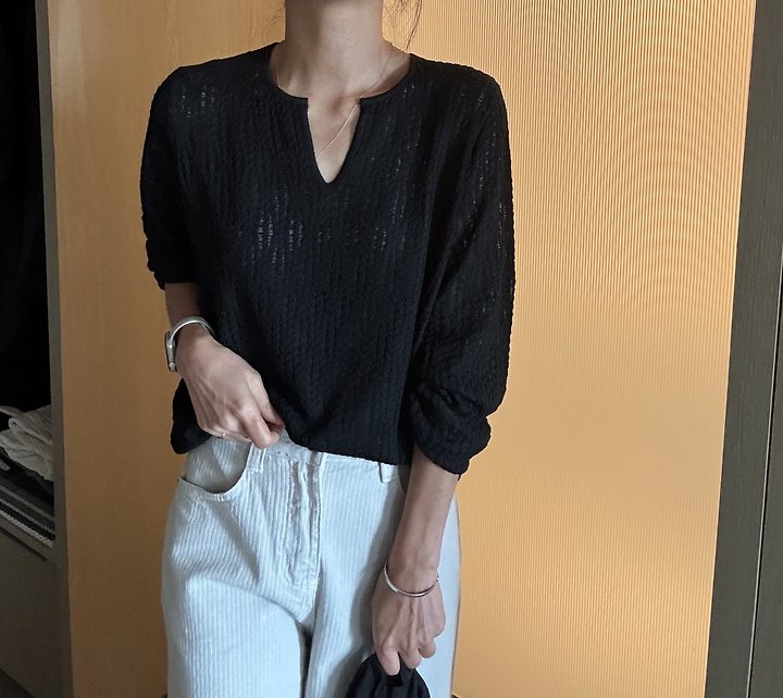Ripple - Korean Women Fashion - #restrostyle - Relax Knit - 6