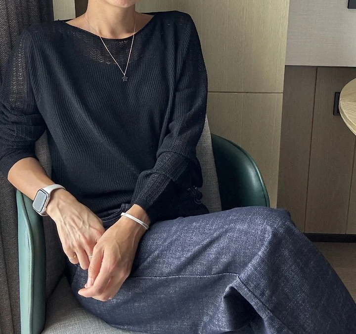 Ripple - Korean Women Fashion - #romanticstyle - Chelsea Knit - 5