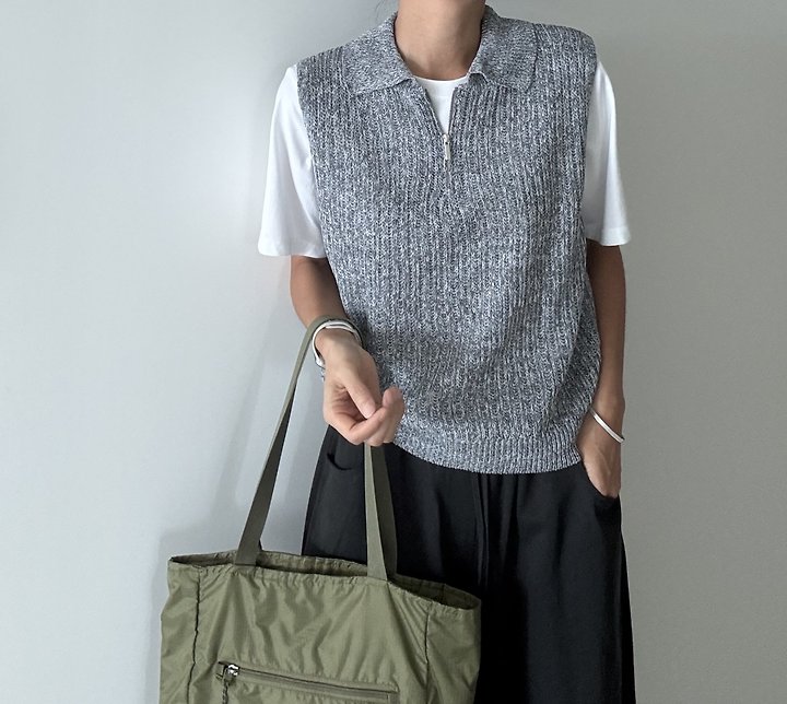 Ripple - Korean Women Fashion - #thatsdarling - Park Collar Knit - 6