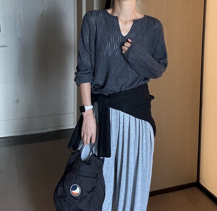 Ripple - Korean Women Fashion - #vintageinspired - Relax Knit - 3