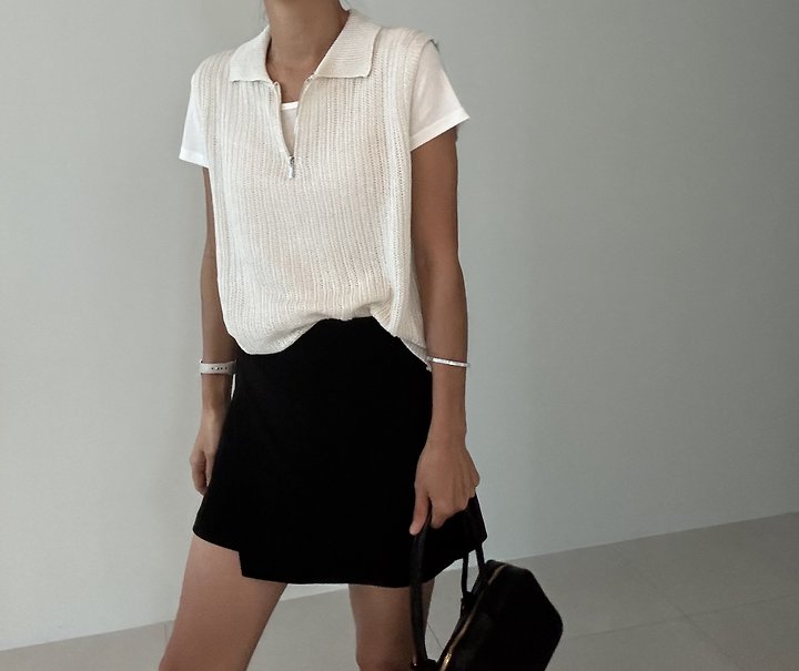 Ripple - Korean Women Fashion - #vintagekidsstyle - Park Collar Knit