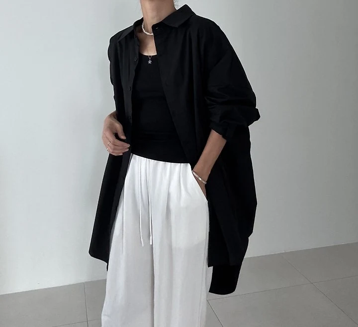 Ripple - Korean Women Fashion - #womensfashion - Clean Box Shirt - 7