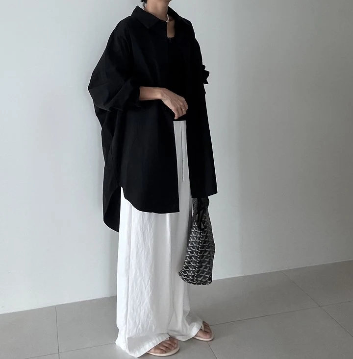Ripple - Korean Women Fashion - #womensfashion - Clean Box Shirt - 9