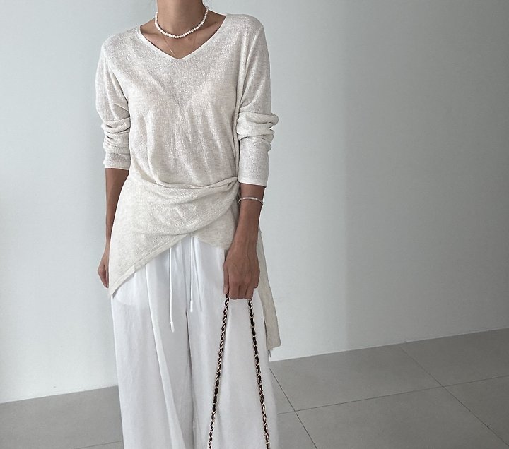 Ripple - Korean Women Fashion - #womensfashion - Armand Cross Knit