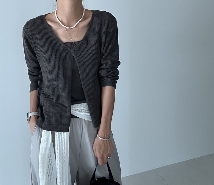 Ripple - Korean Women Fashion - #womensfashion - Adel Knit Set - 2