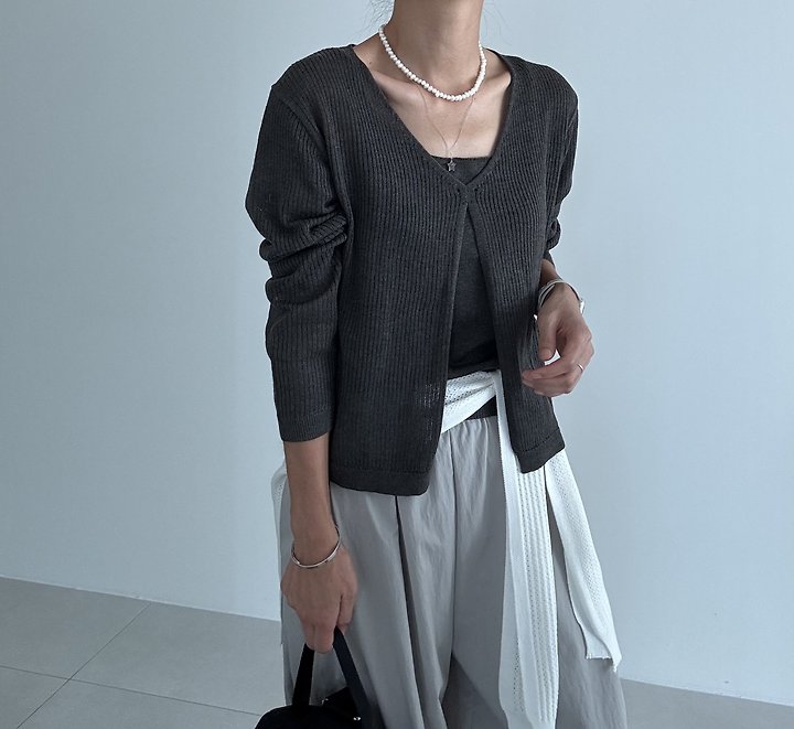 Ripple - Korean Women Fashion - #momslook - Adel Knit Set - 4
