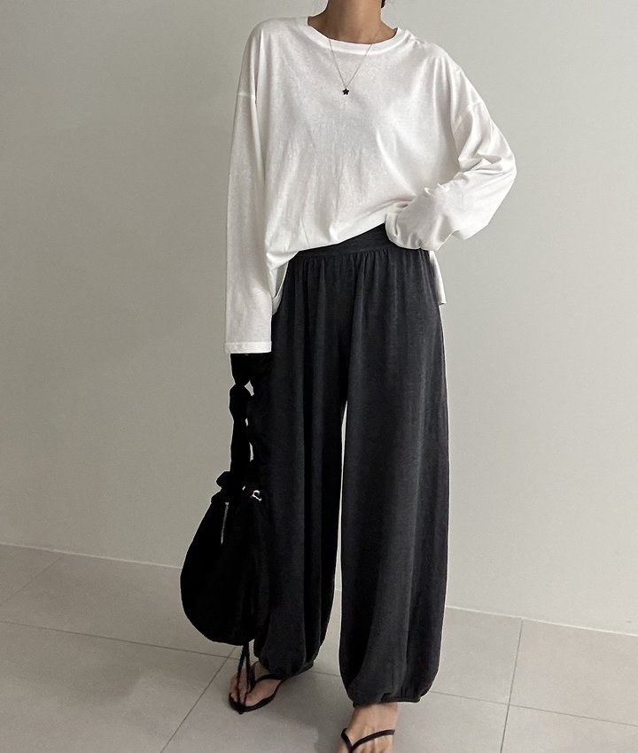 Ripple - Korean Women Fashion - #womensfashion - Knit Harem Pants - 2