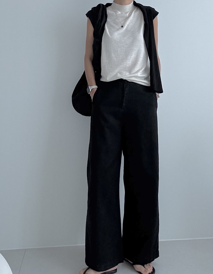 Ripple - Korean Women Fashion - #momslook - Kona Pigment Pants - 4