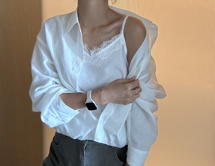 Ripple - Korean Women Fashion - #womensfashion - Evelyn Layered Shirt