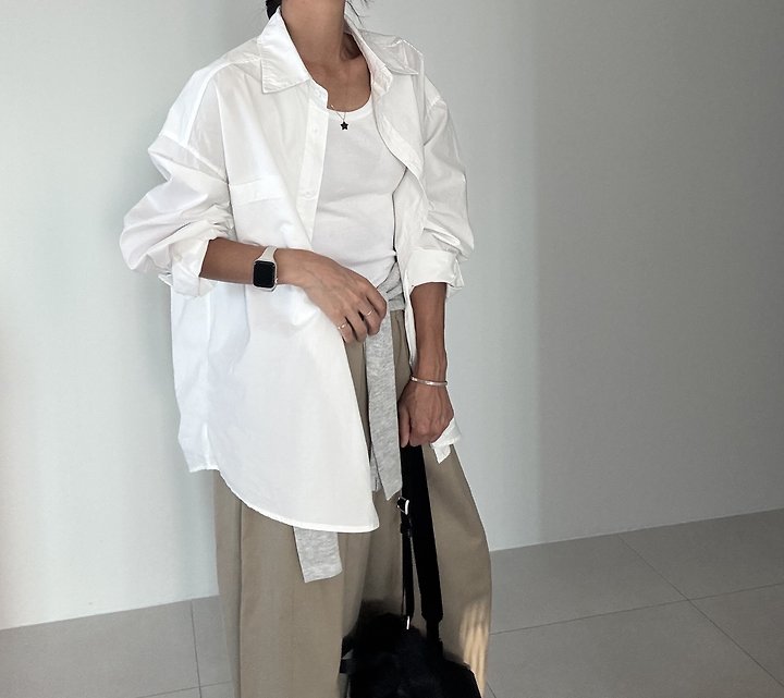 Ripple - Korean Women Fashion - #womensfashion - Shift Box Shirt - 9