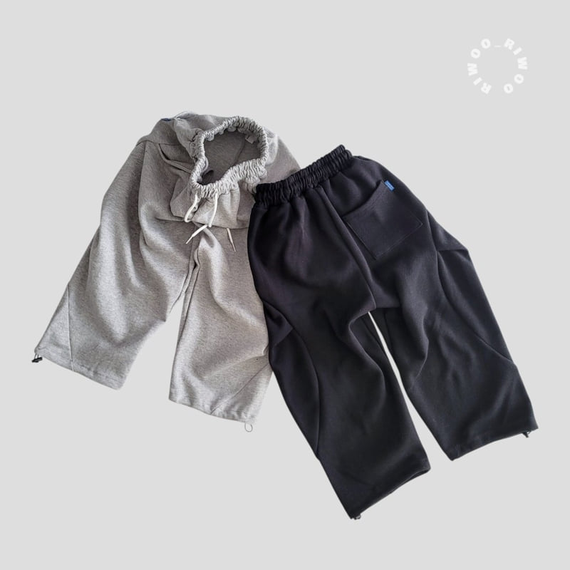 Riwoo Riwoo - Korean Children Fashion - #Kfashion4kids - Back Pleated Curve String Pants - 8