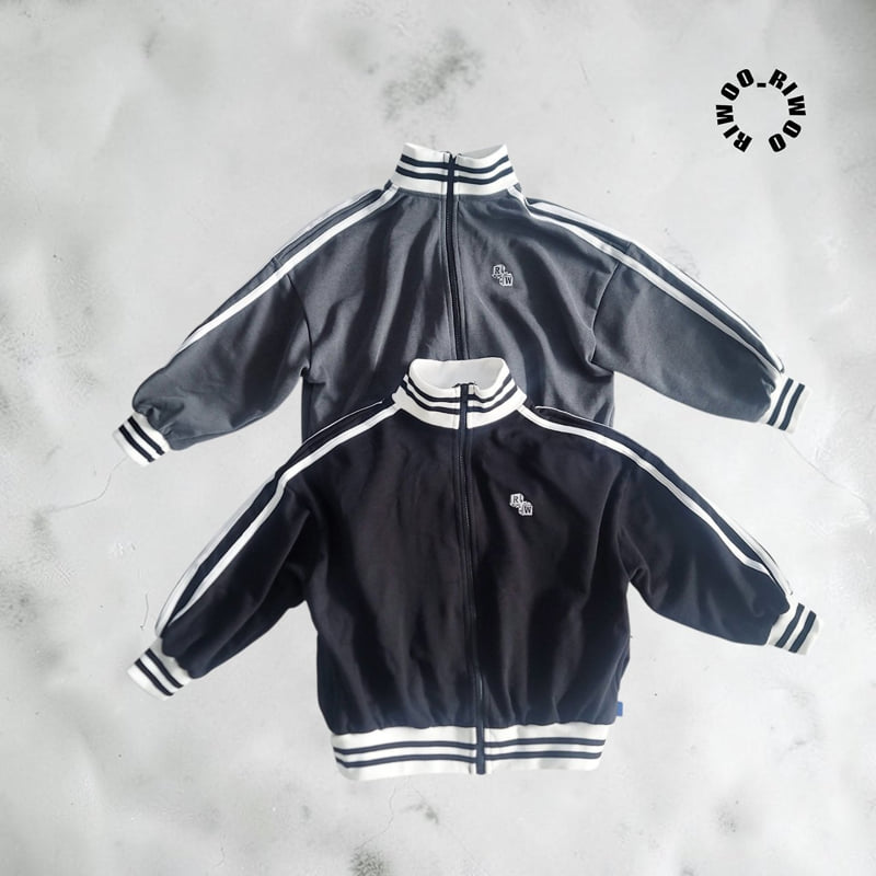 Riwoo Riwoo - Korean Children Fashion - #Kfashion4kids - Riwoo Pigment Track Jacket - 5