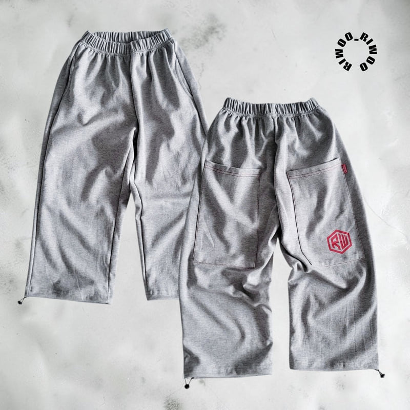 Riwoo Riwoo - Korean Children Fashion - #Kfashion4kids - Riwoo Big Pocket String Pants - 3