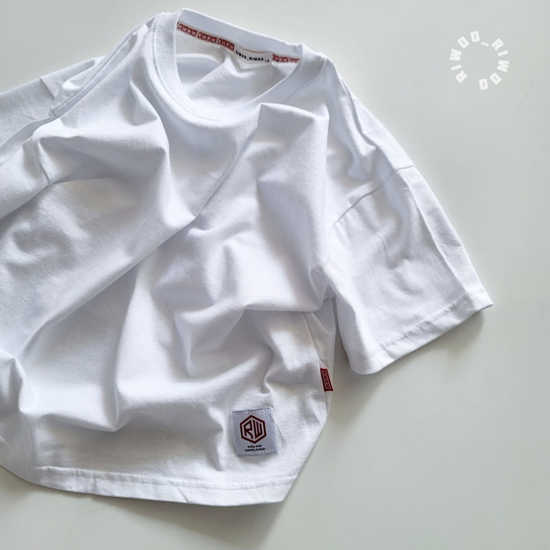 Riwoo Riwoo - Korean Children Fashion - #childofig - Riwoo Pigment Patch Short Sleeve Tee - 4