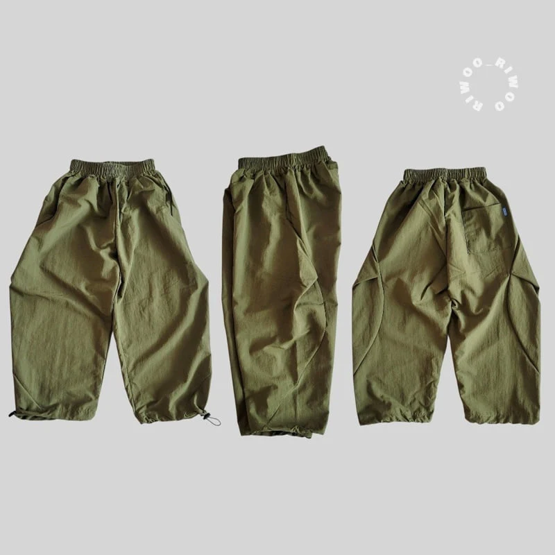 Riwoo Riwoo - Korean Children Fashion - #childofig - Crispy Curve String Pants - 3