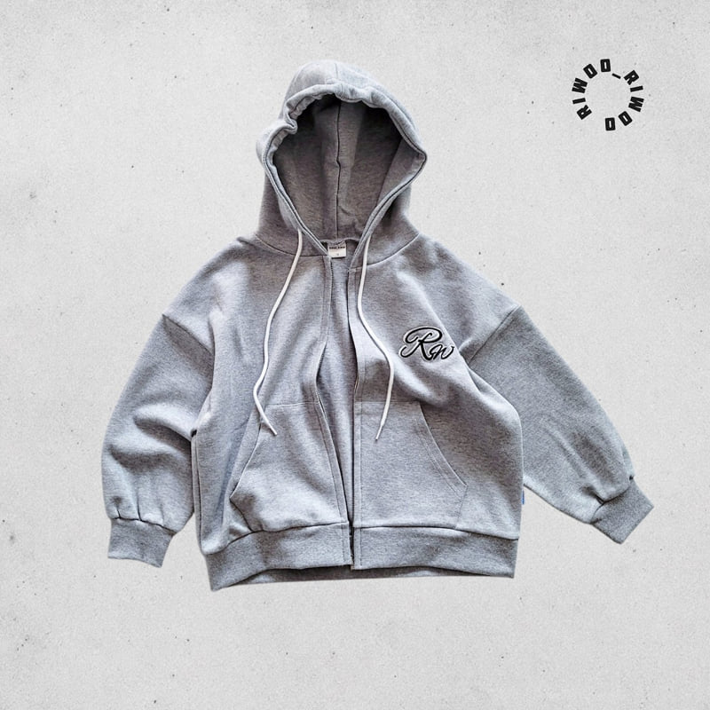 PK Double Boxy Hoodie Zip-up by Riwoo Riwoo for Child - view 4