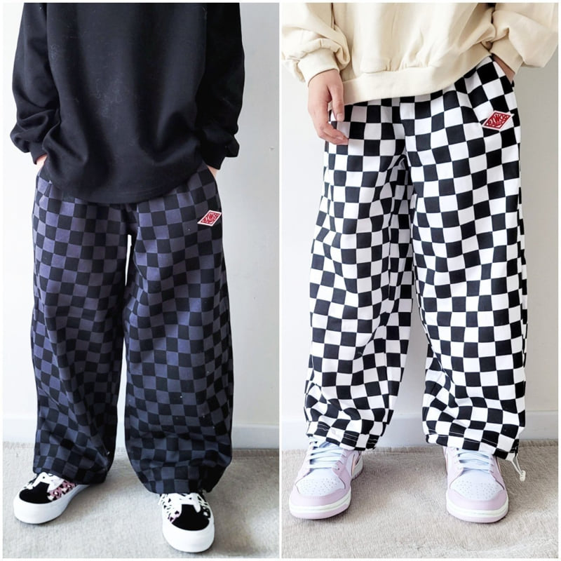 Riwoo Riwoo - Korean Children Fashion - #childofig - Riwoo Chess String Pants - 3