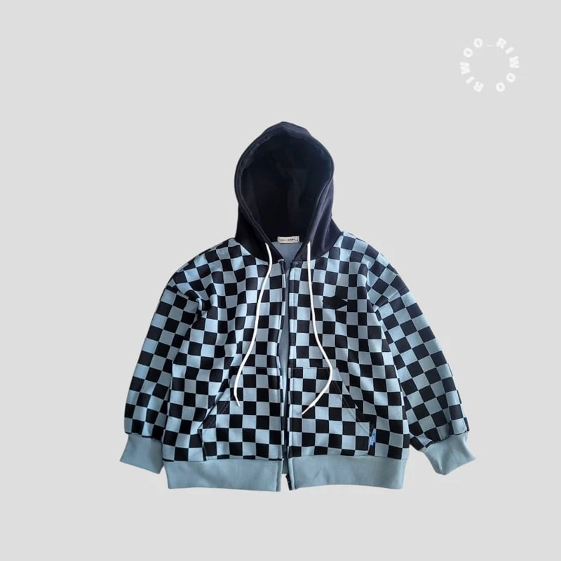 Riwoo Riwoo - Korean Children Fashion - #childofig - Riwoo Chess Hoodie Zip-up - 12