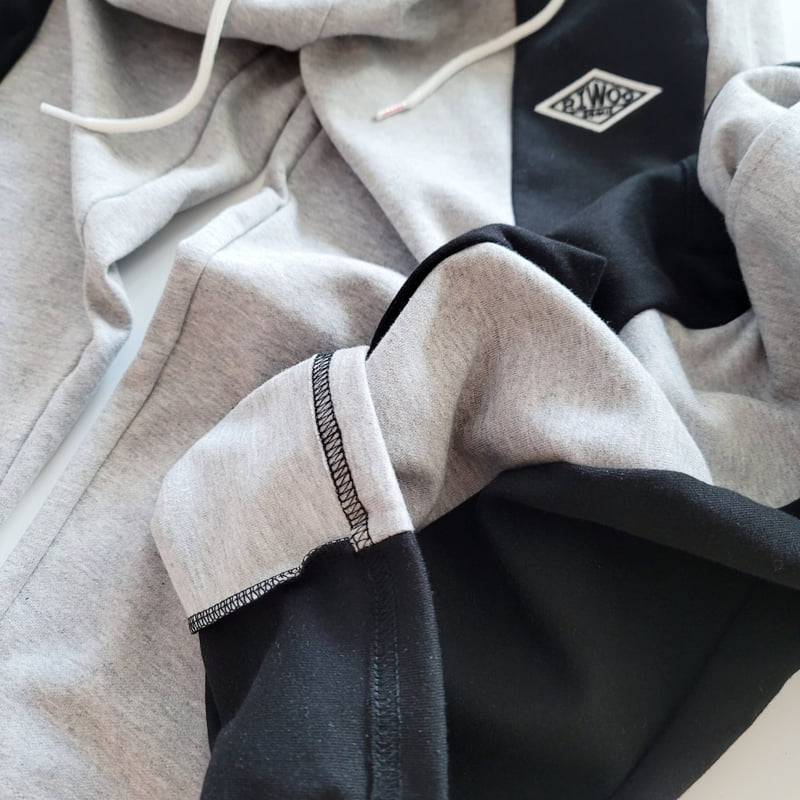Black Label Color Block Wide Pants by Riwoo Riwoo for Child - view 8