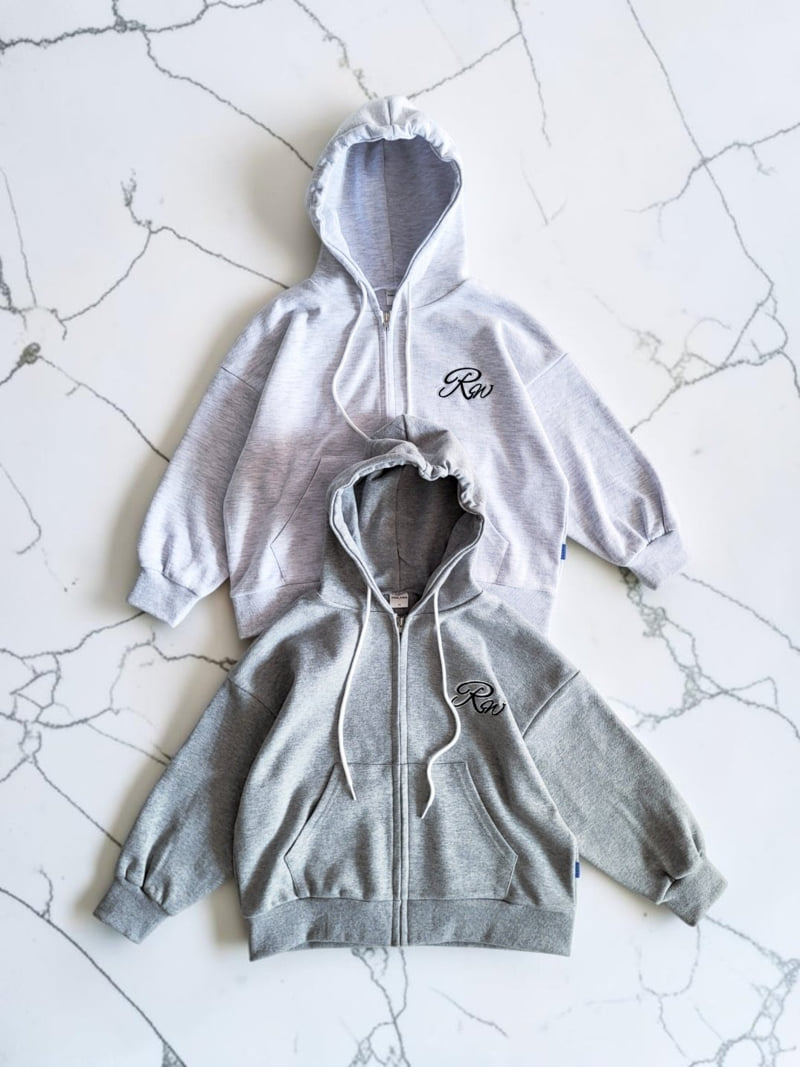PK Double Boxy Hoodie Zip-up by Riwoo Riwoo for Child - view 5