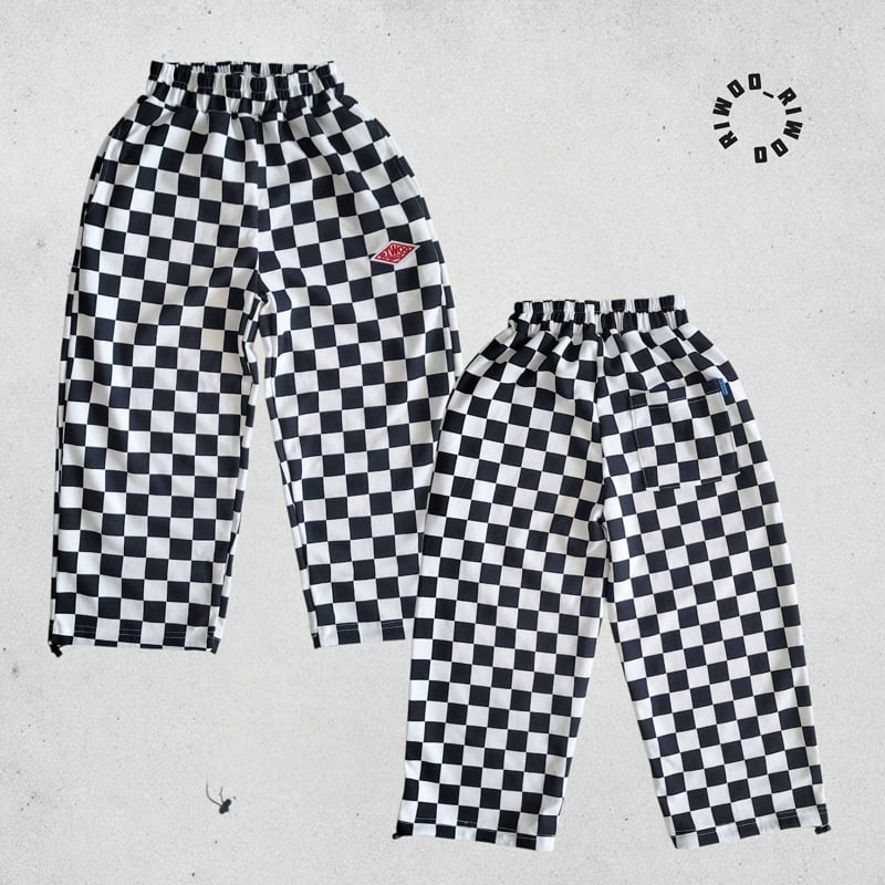 Riwoo Riwoo - Korean Children Fashion - #childofig - Riwoo Chess String Pants - 4